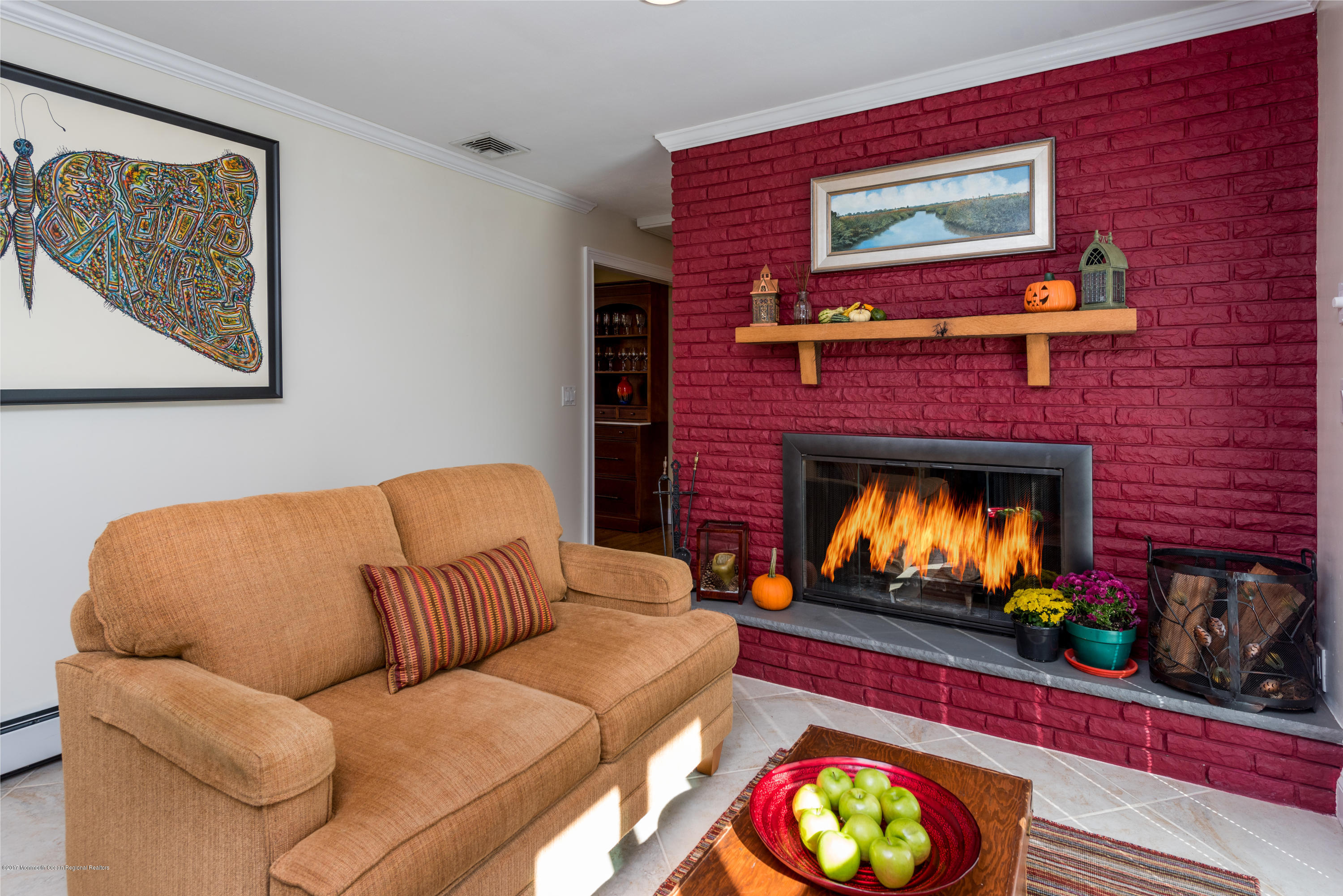 412 Avon Road Pine Beach, NJ 08741 - Photo 14 of 31 Family room with fireplace