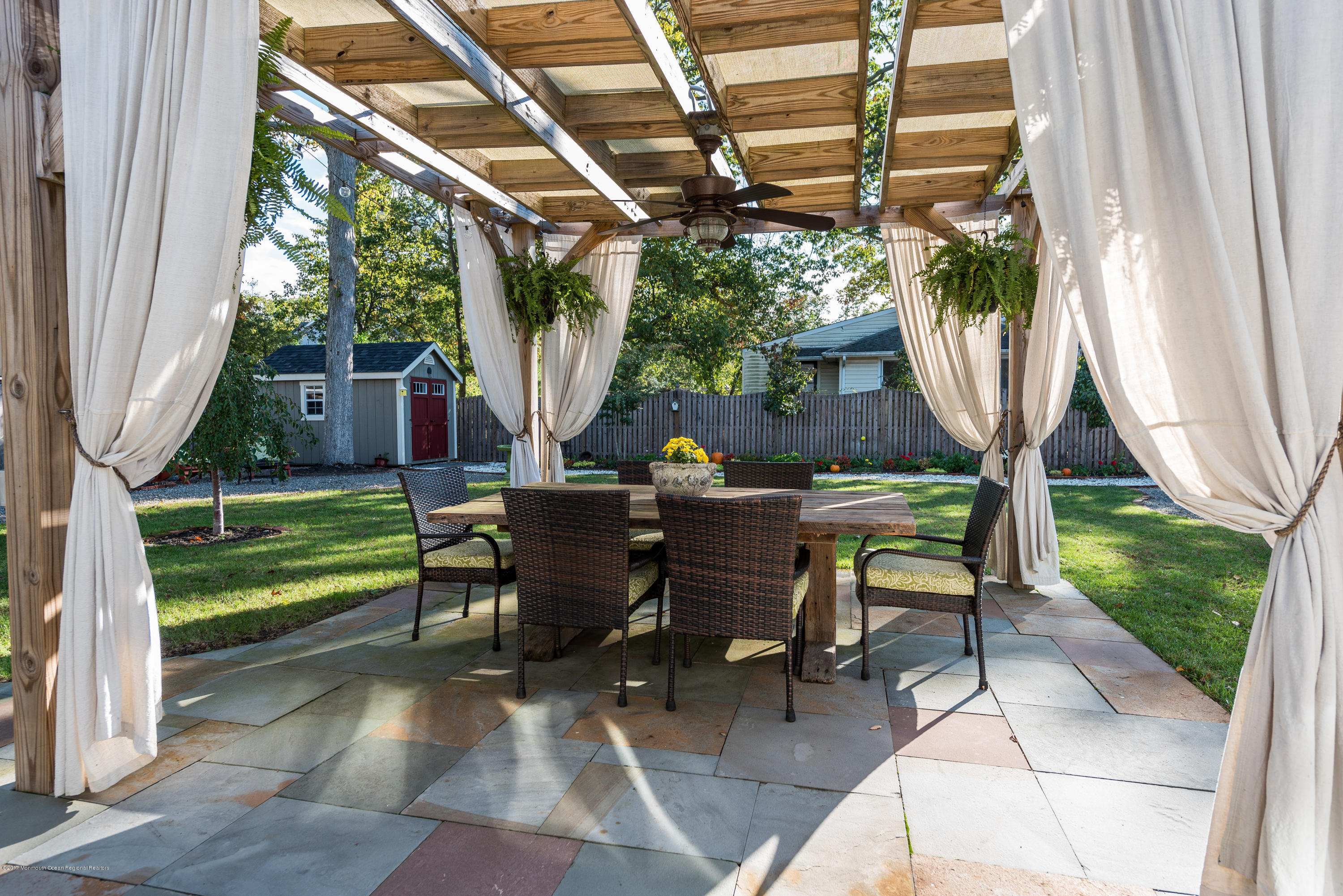 412 Avon Road Pine Beach, NJ 08741 - Photo 24 of 31 Pergola on bluestone patio
