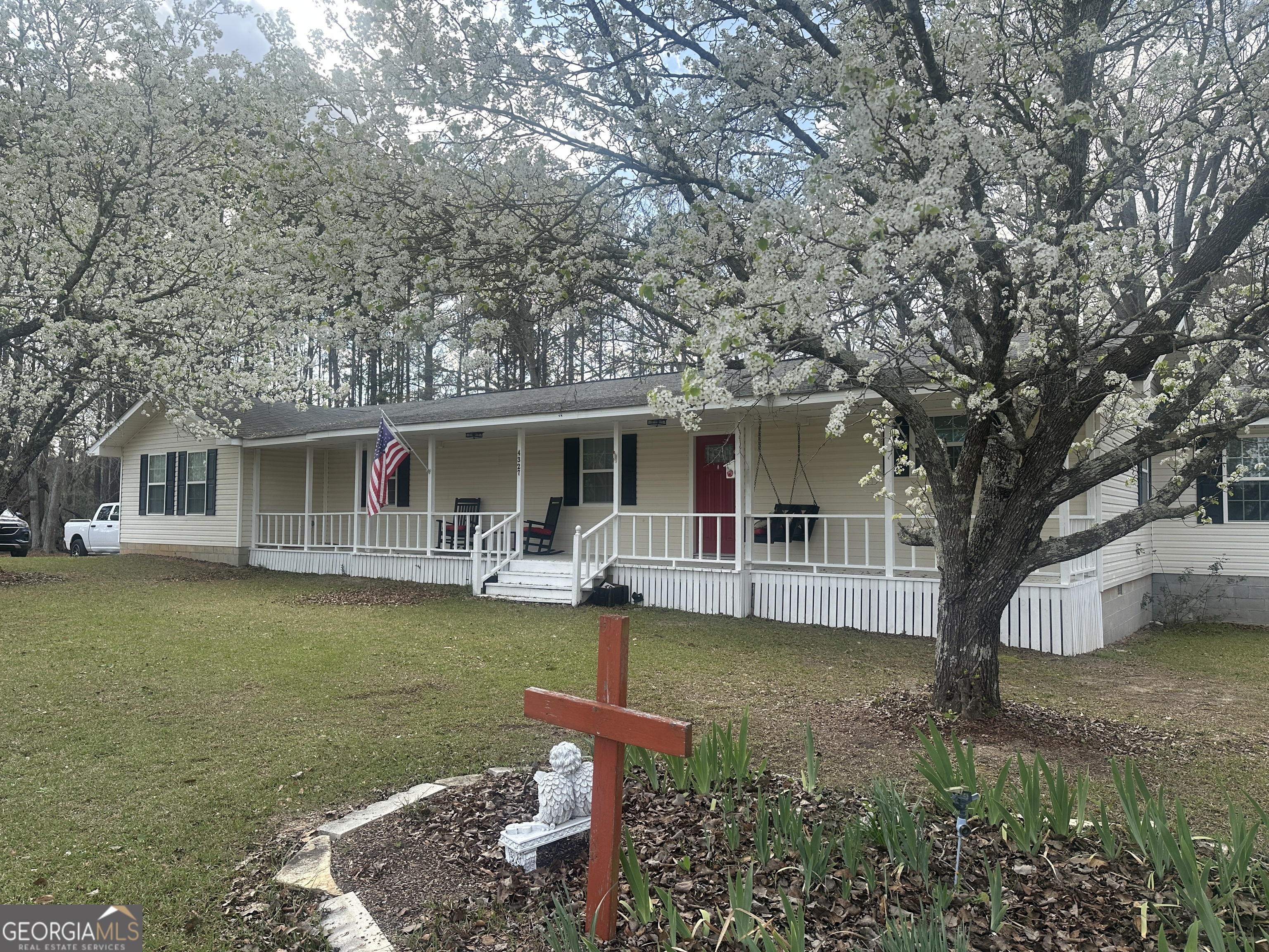 Beautiful flowering trees