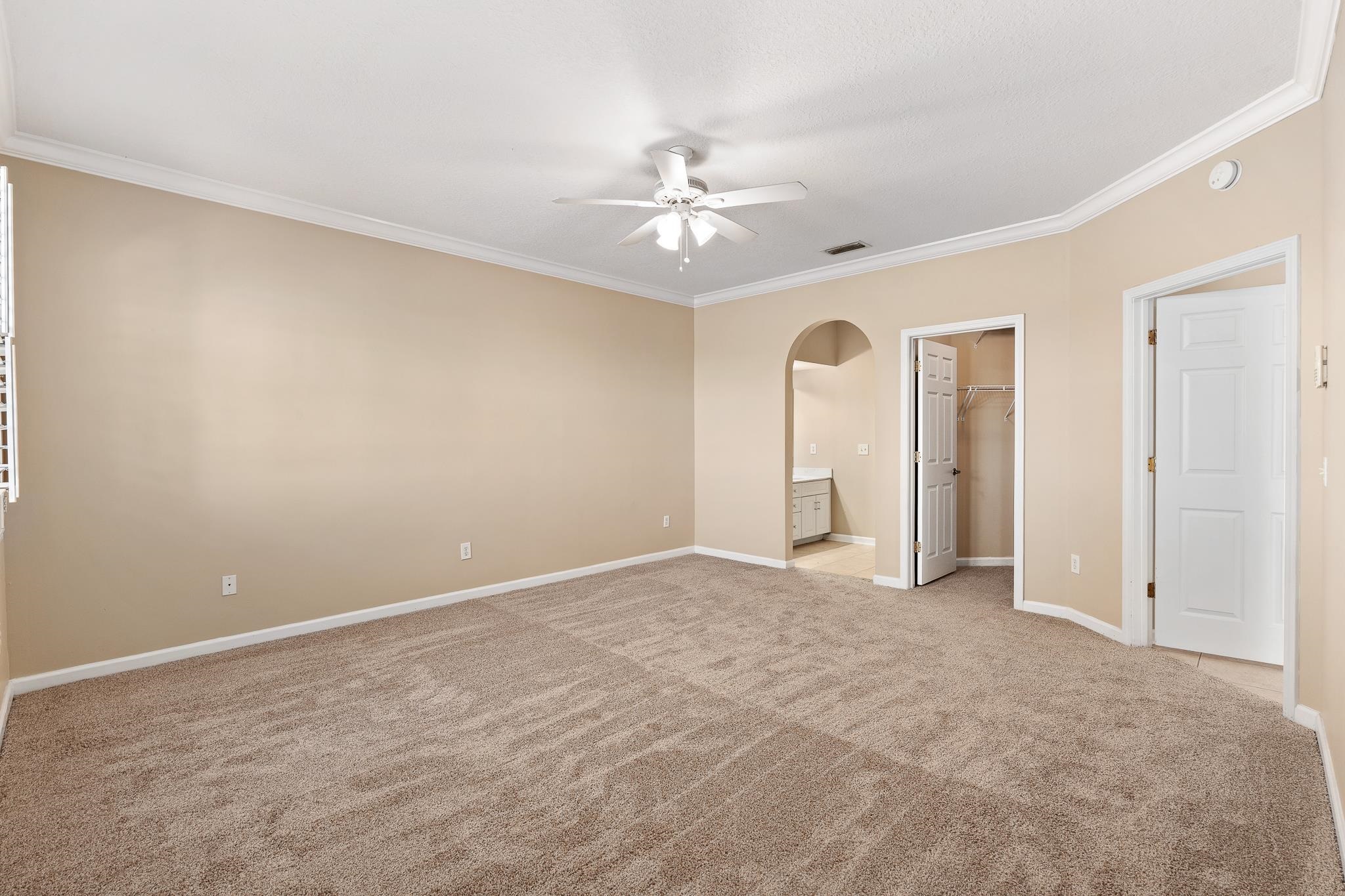 3425 Haley Pointe Road St. Augustine, FL 32084 - Photo 27 of 71 a view of an empty room with a ceiling fan