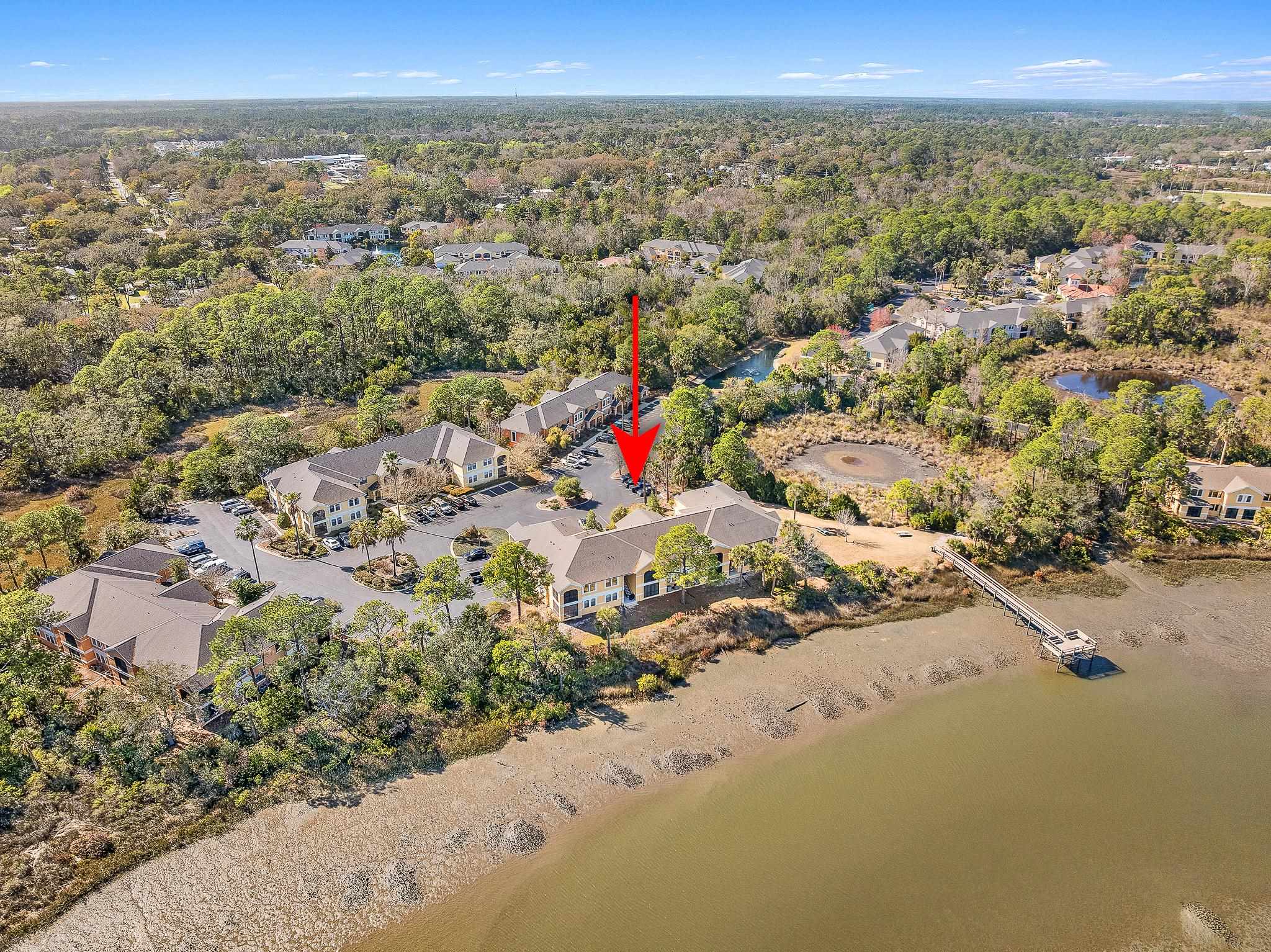 3425 Haley Pointe Road St. Augustine, FL 32084 - Photo 37 of 71 Aerial view of residential area featuring a large body of water