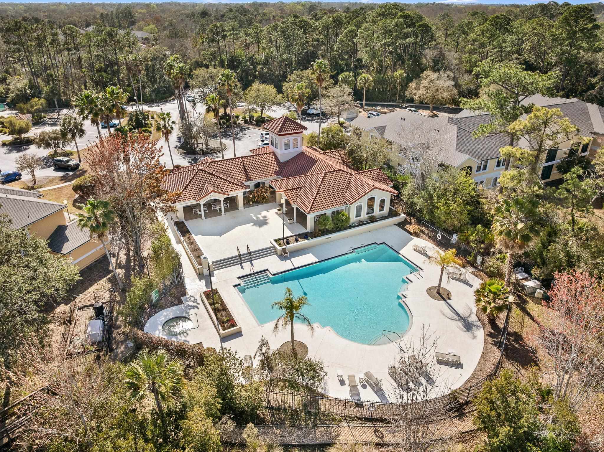 3425 Haley Pointe Road St. Augustine, FL 32084 - Photo 50 of 71 an aerial view of residential house with outdoor space and trees