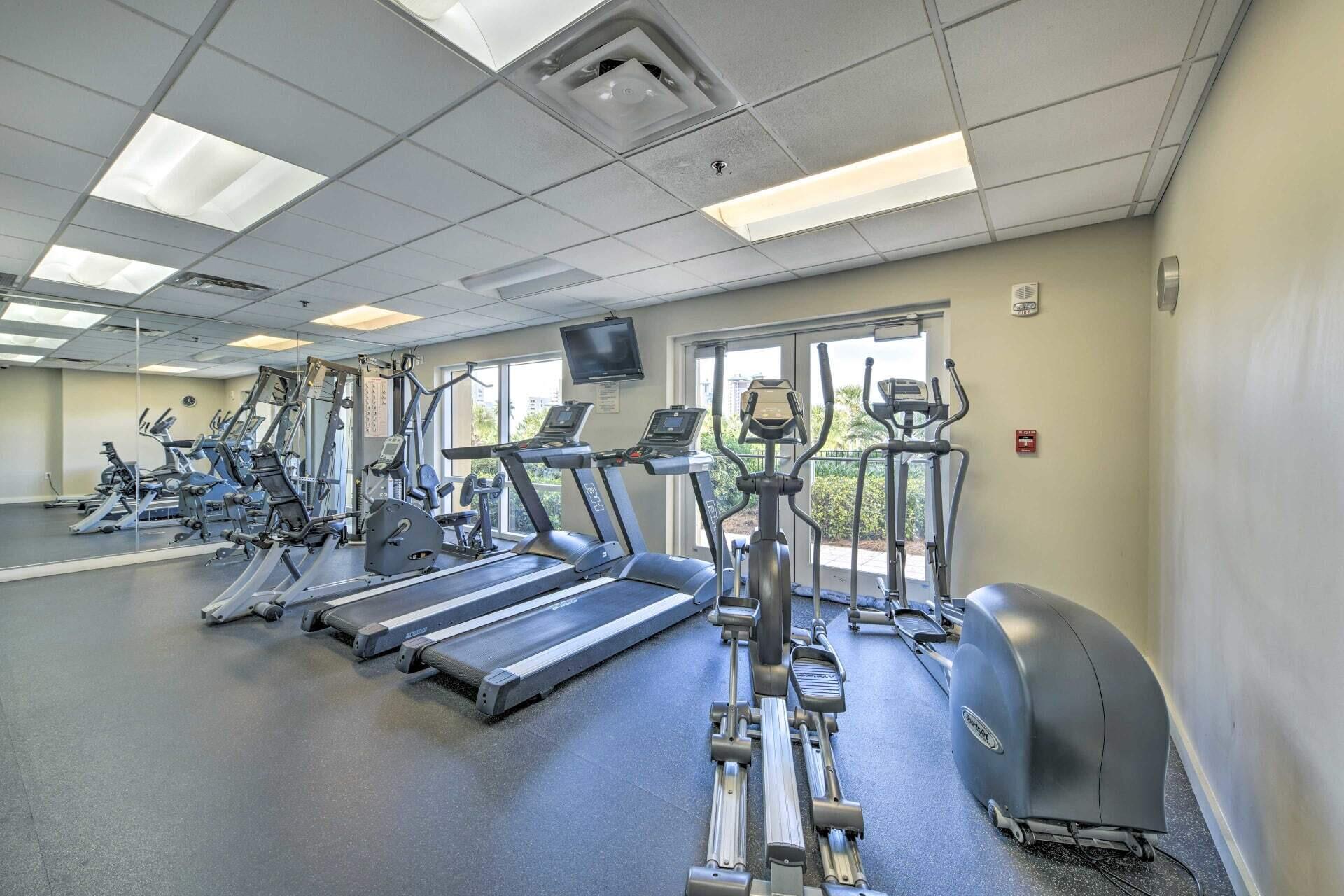5000 South Sandestin Boulevard, Unit 6512 Miramar Beach, FL 32550 - Photo 22 of 29 a view of a room with gym equipment