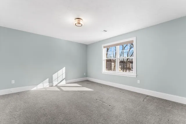 a view of a livingroom with a window