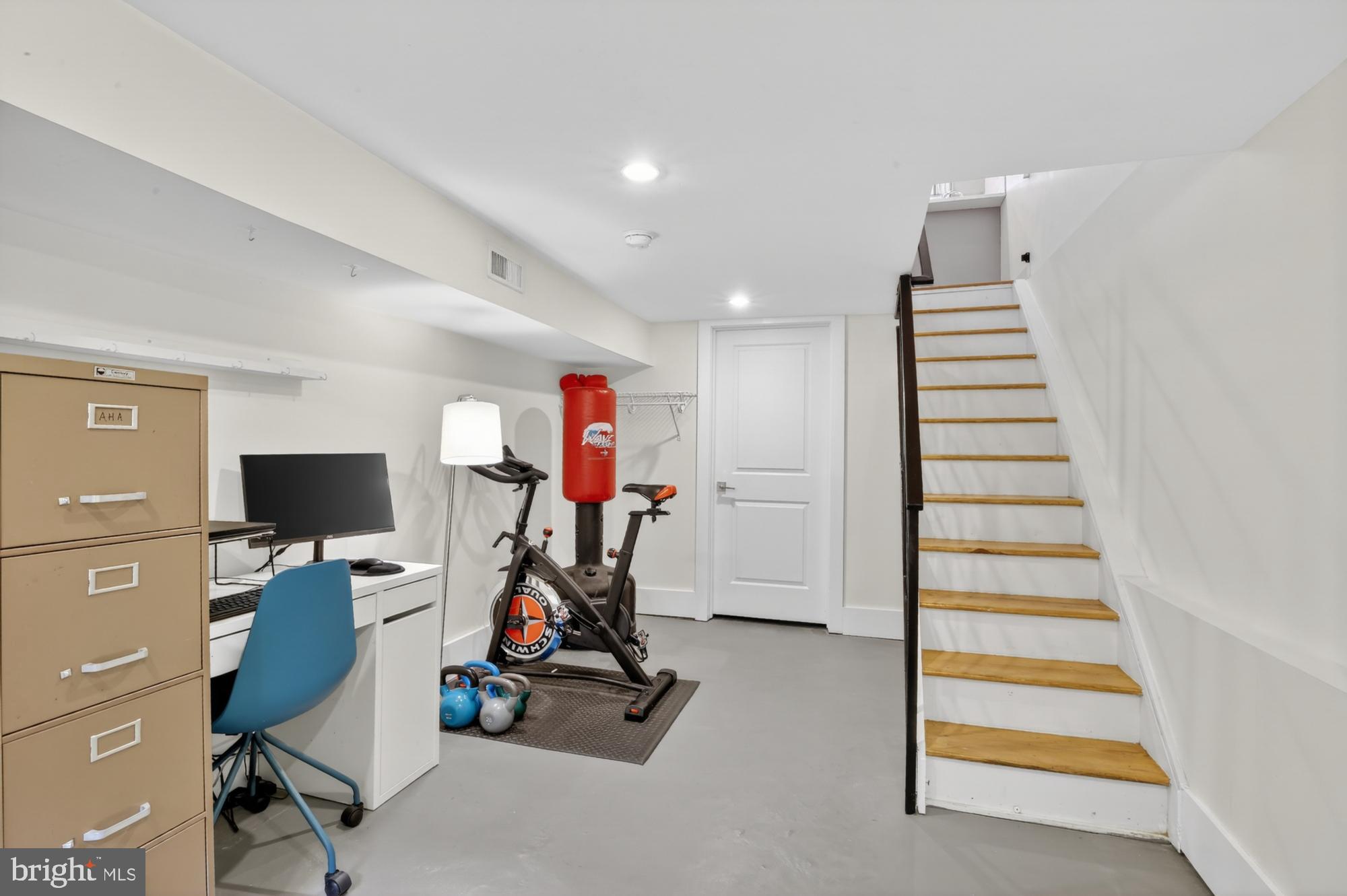 741 Watkins Street Philadelphia, PA 19148 - Photo 12 of 25 a view of a room with gym equipment