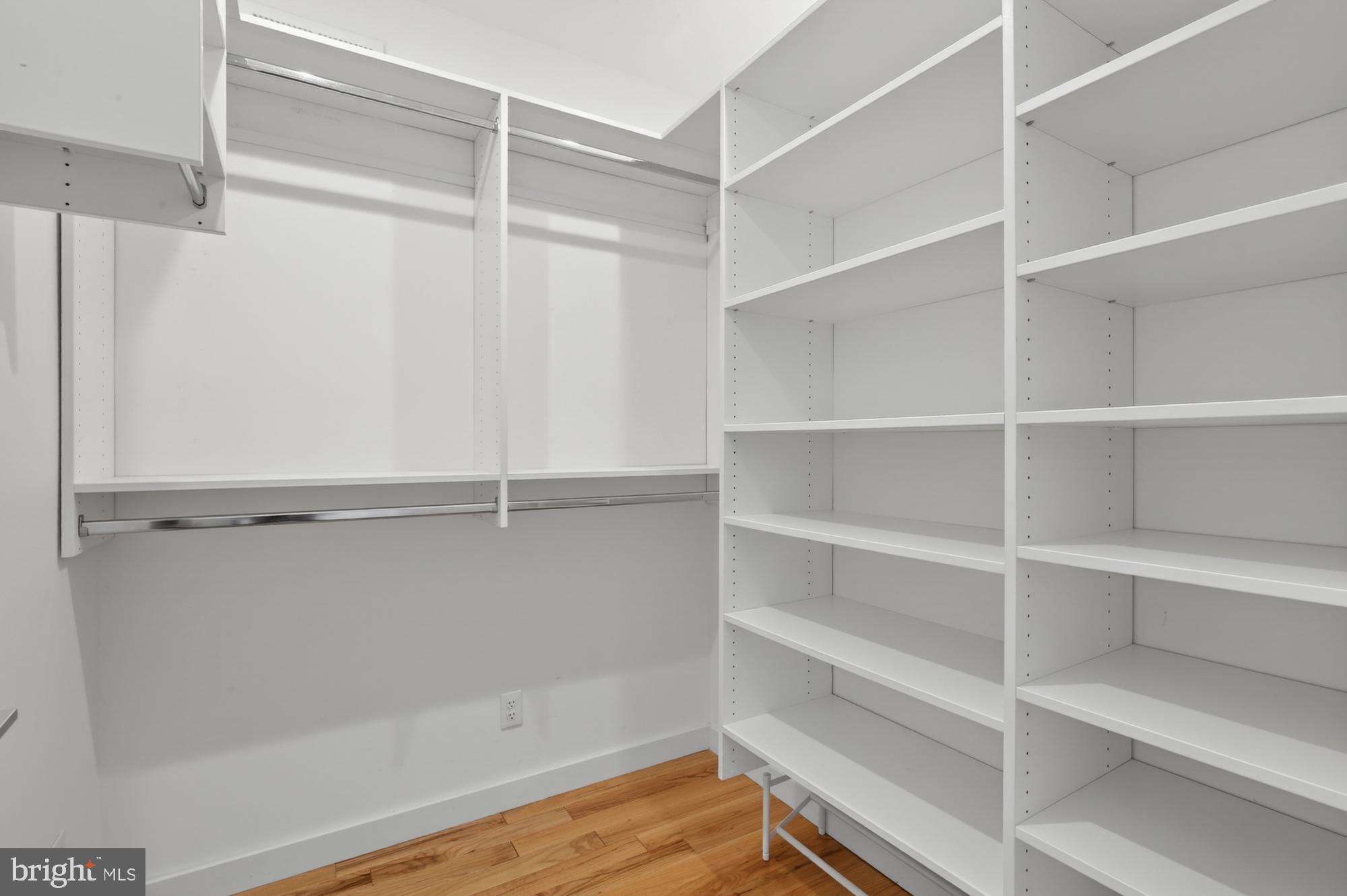 741 Watkins Street Philadelphia, PA 19148 - Photo 17 of 25 a view of walk in closet with empty racks