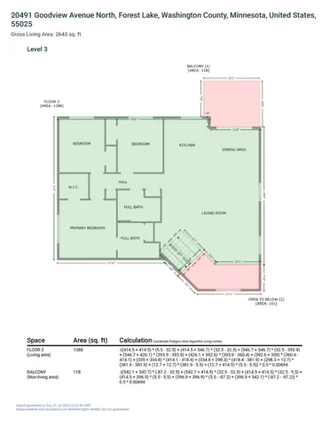 $479,900 | 20491 Goodvine Trail North, Forest Lake, MN 55025