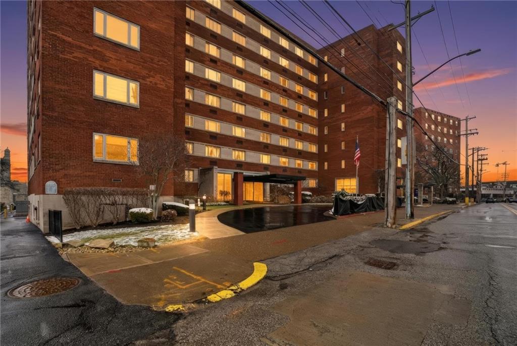 128 North Craig Street, Unit 511 Pittsburgh, PA 15213 - Photo 1 of 46 a view of a building with a yard