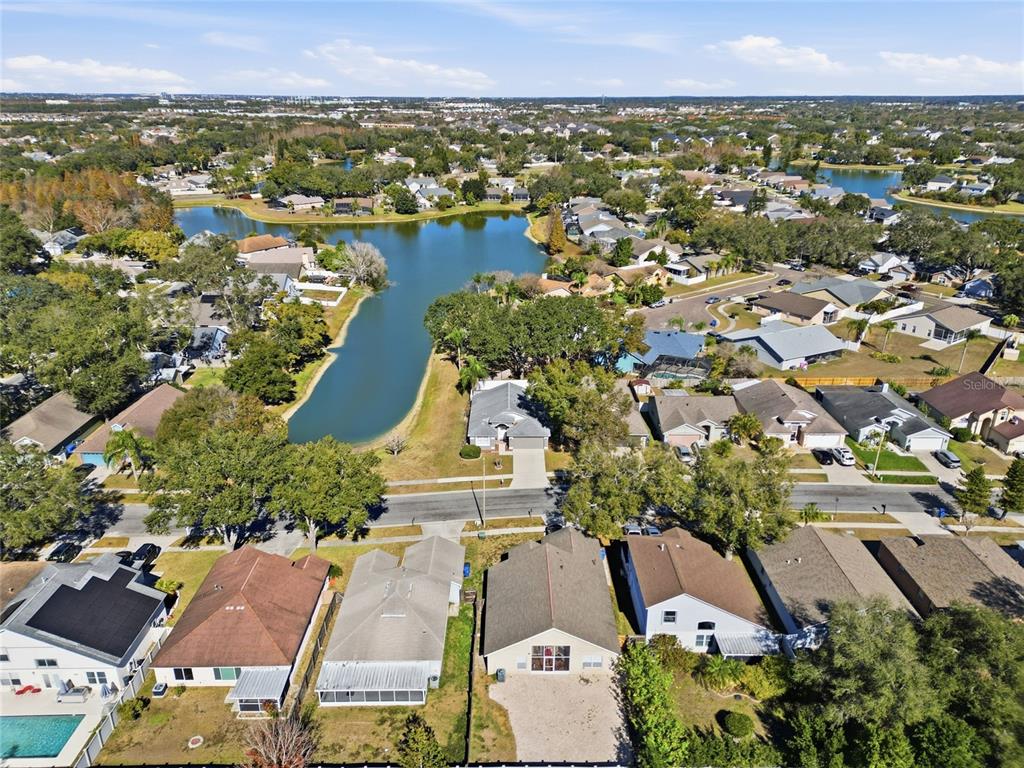 2119 Cattleman Drive Brandon, FL 33511 - Photo 37 of 46 an aerial view of residential houses with outdoor space