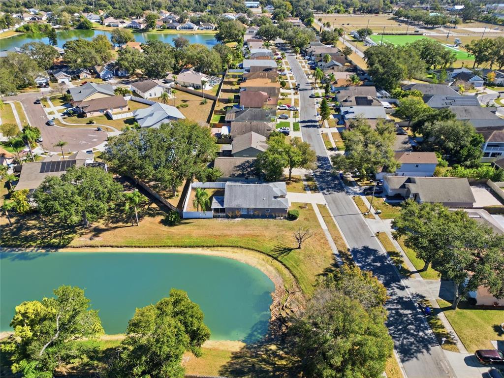 2119 Cattleman Drive Brandon, FL 33511 - Photo 39 of 46 an aerial view of a house with a swimming pool yard and outdoor seating