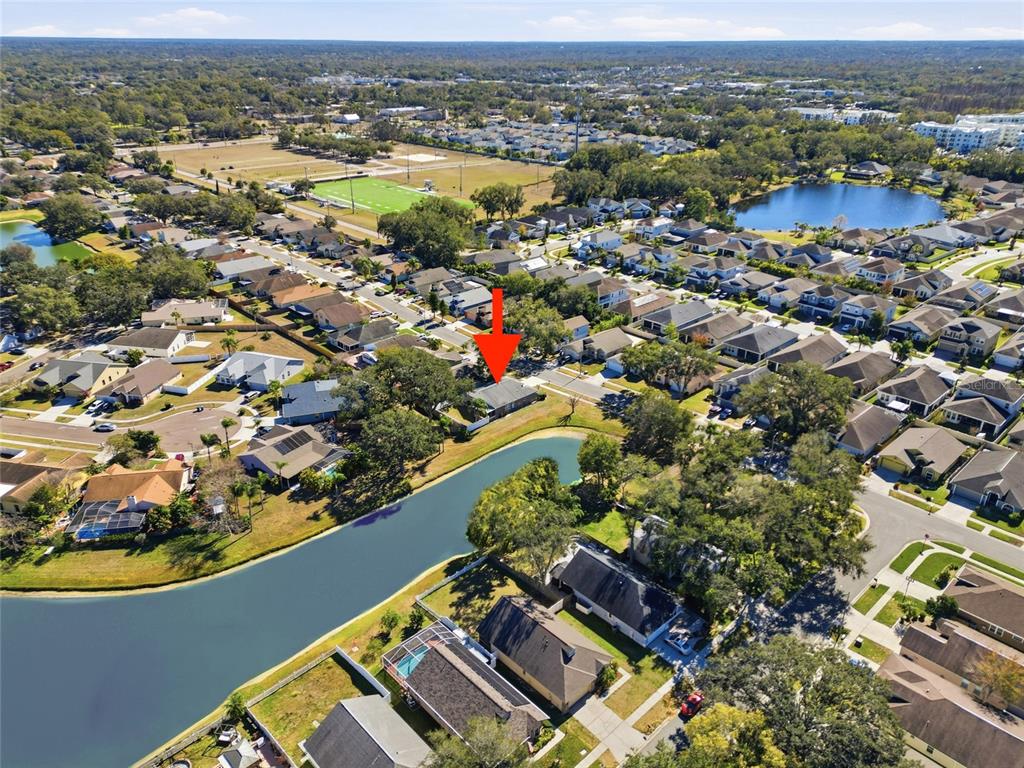 2119 Cattleman Drive Brandon, FL 33511 - Photo 40 of 46 an aerial view of residential houses with outdoor space