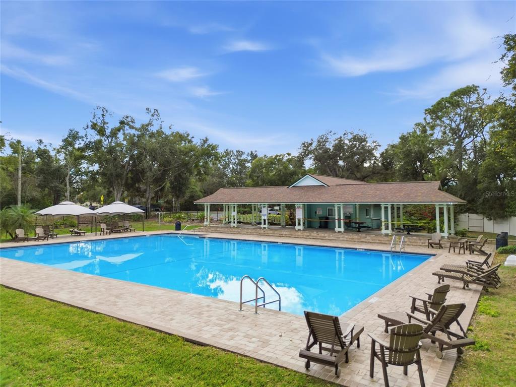 2119 Cattleman Drive Brandon, FL 33511 - Photo 42 of 46 a view of a house with swimming pool and sitting area