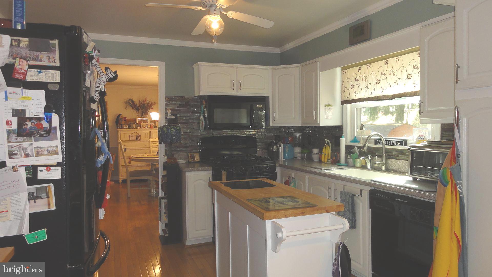430 Highmeadow Road Reisterstown, MD 21136 - Photo 11 of 36 Kitchen w/Ceiling Fan & Window over Sink