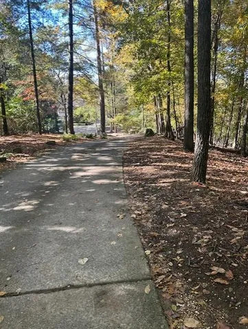 a view of street with trees