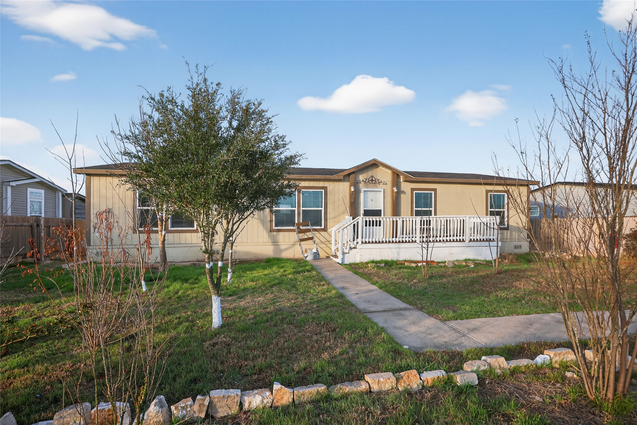 2674 Cotton Gin Road Kyle, TX 78640 - Photo 1 of 30 View of front of property with a front yard and crawl space
