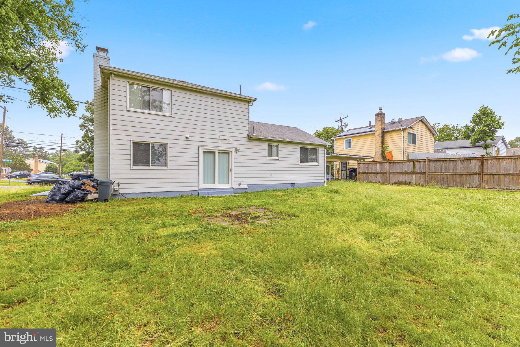 4810 A Wheeler Road Temple Hills, MD 20748 - Photo 25 of 28 Spacious backyard with endless potential.