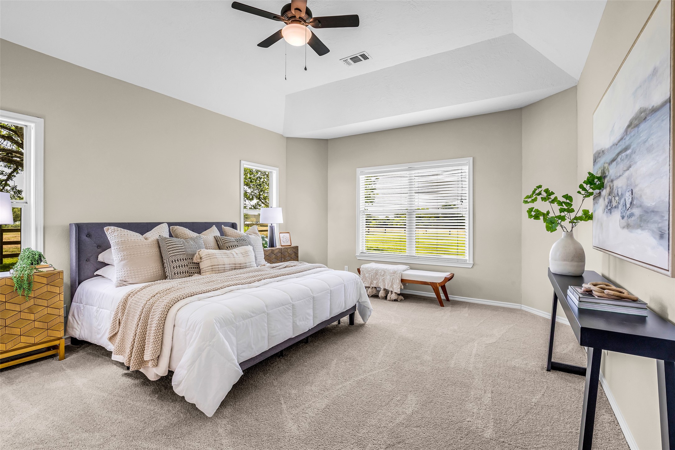 1075 Harrisburg Road Brenham, TX 77833 - Photo 23 of 48 The primary bedroom gives you that great window for that morning view with your coffee