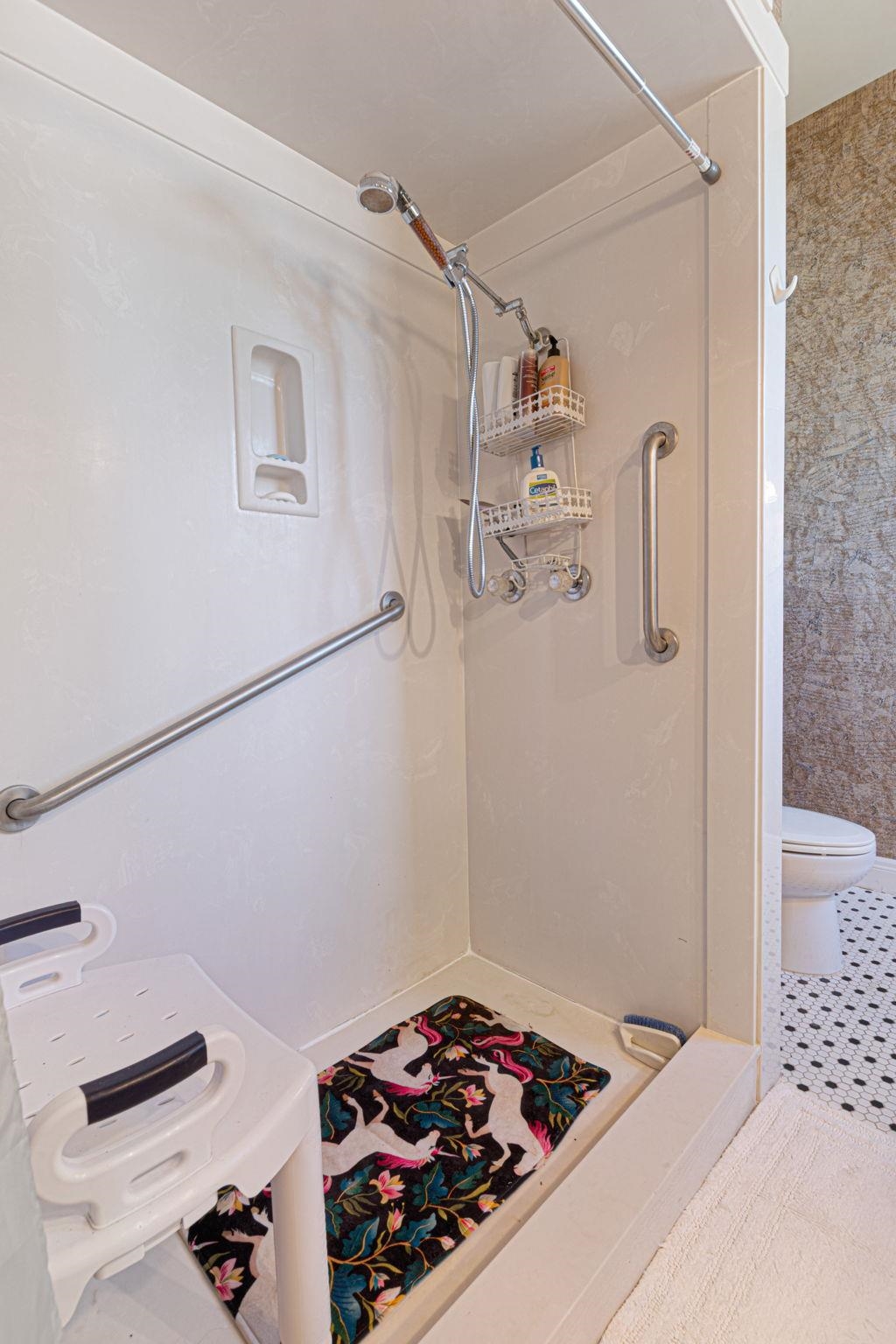 106 South Howe Street Lampasas, TX 76550 - Photo 24 of 29 a bathroom with a sink and a shower
