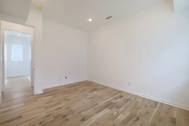 wooden floor in a room