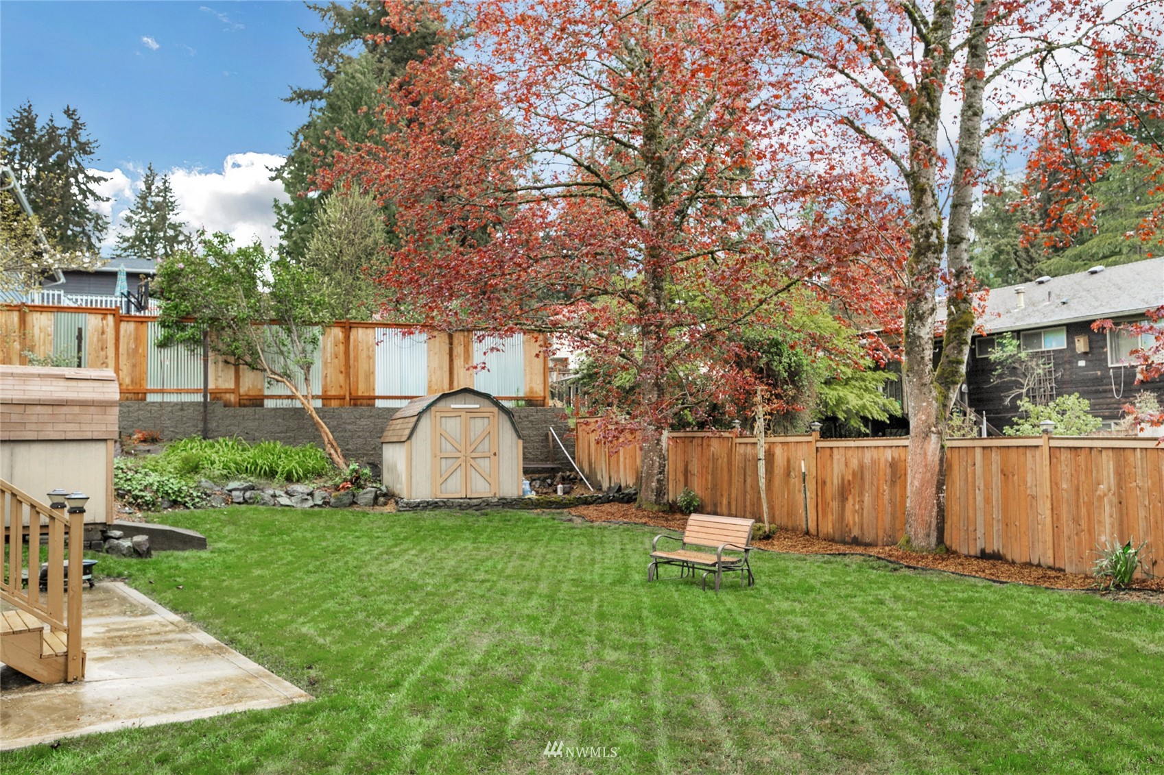 21823 2nd Avenue West Bothell, WA 98021 - Photo 26 of 30 a view of a garden with a slide