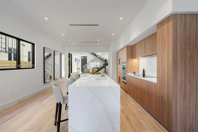 a very nice looking room with a large window