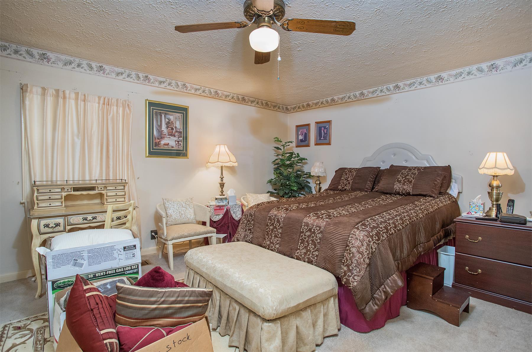 1803 Friendship Road Cross Plains, TN 37049 - Photo 13 of 20 a bedroom with furniture and a chandelier