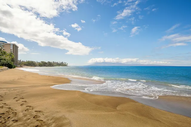 a view of an ocean and beach
