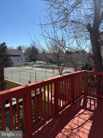 a view of a roof deck