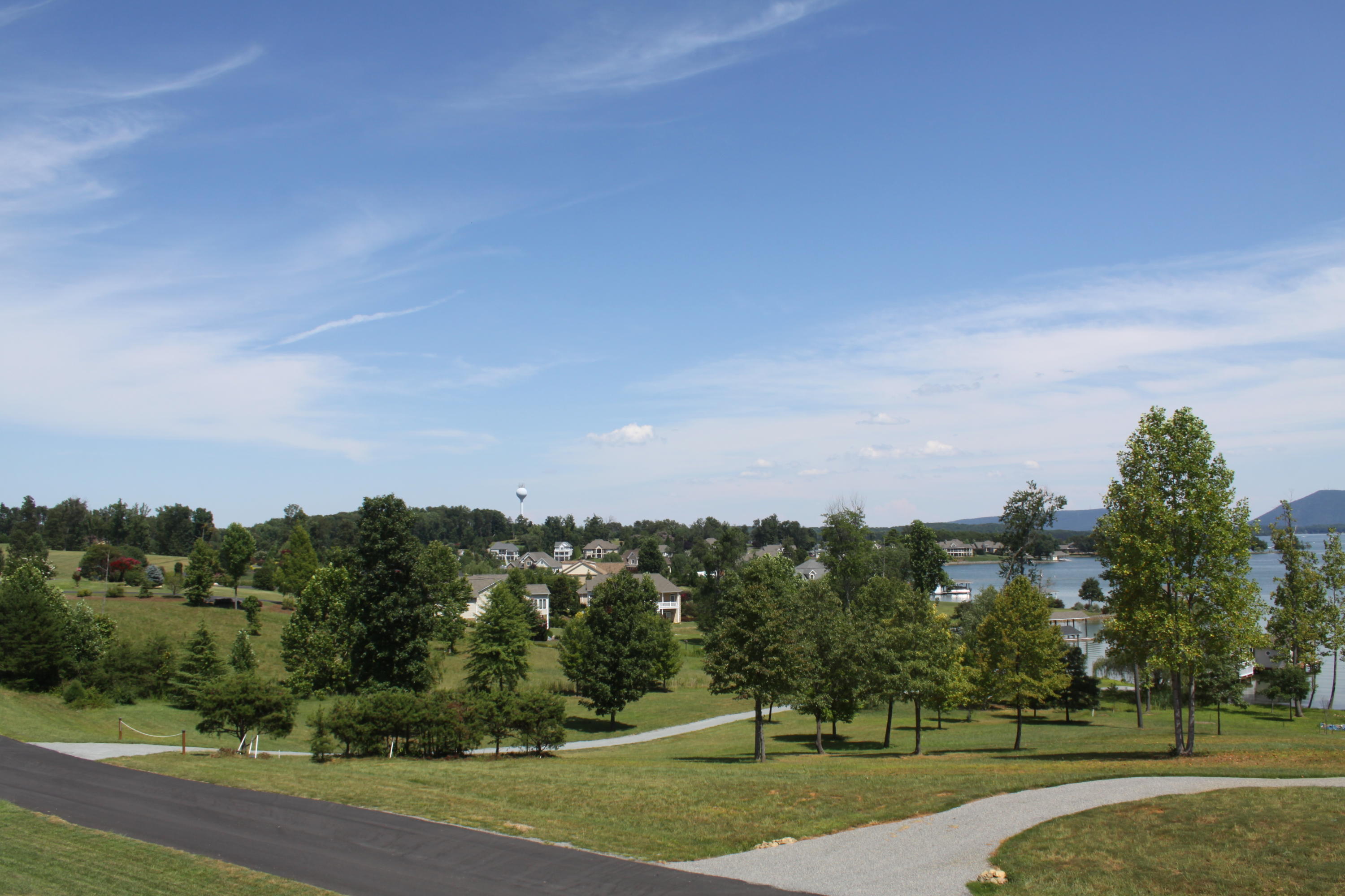 159 Calypso Road Moneta, VA 24121 - Photo 37 of 72 an aerial view of a city with lots of buildings