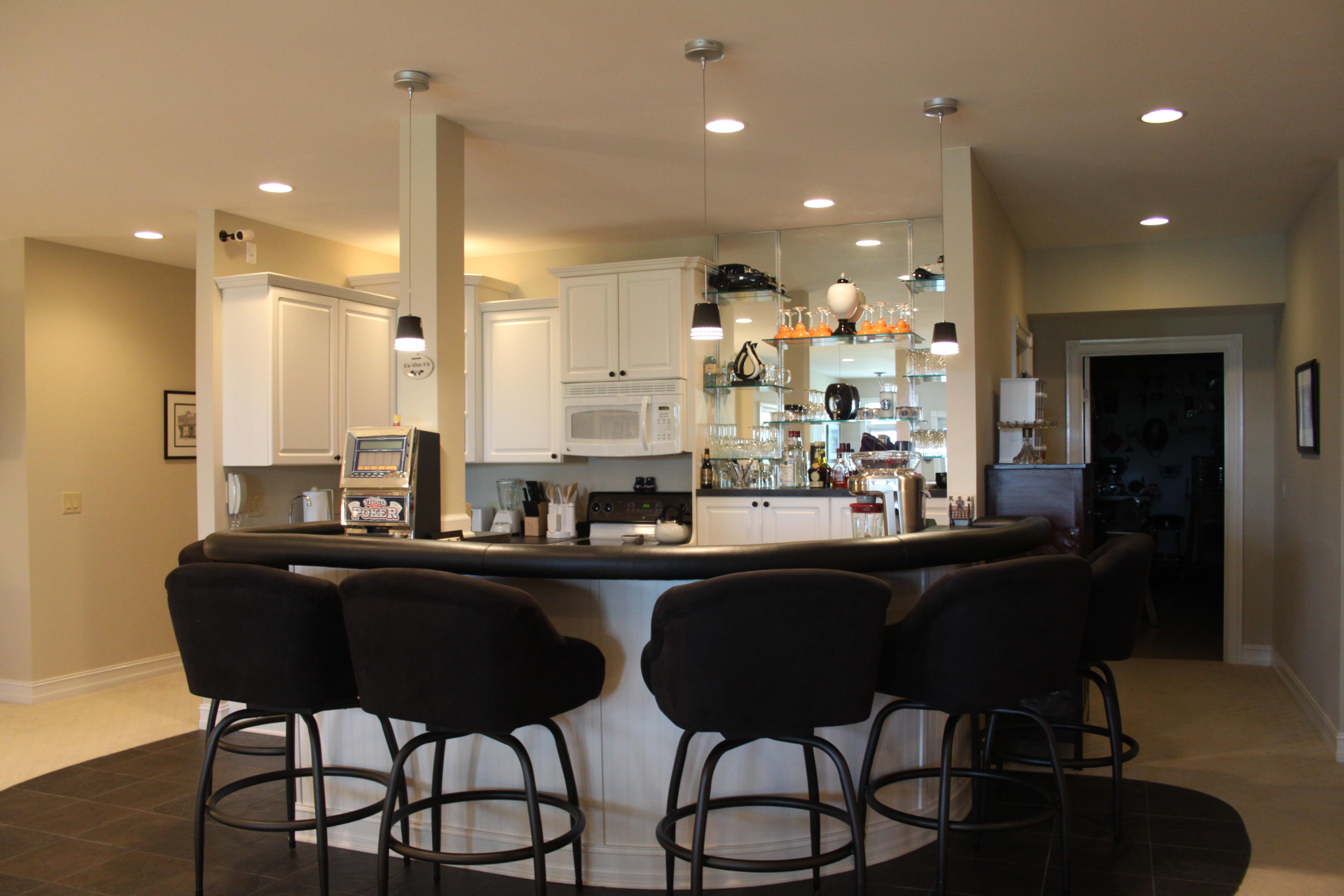 159 Calypso Road Moneta, VA 24121 - Photo 38 of 72 a kitchen with a dining table chairs and wooden floor