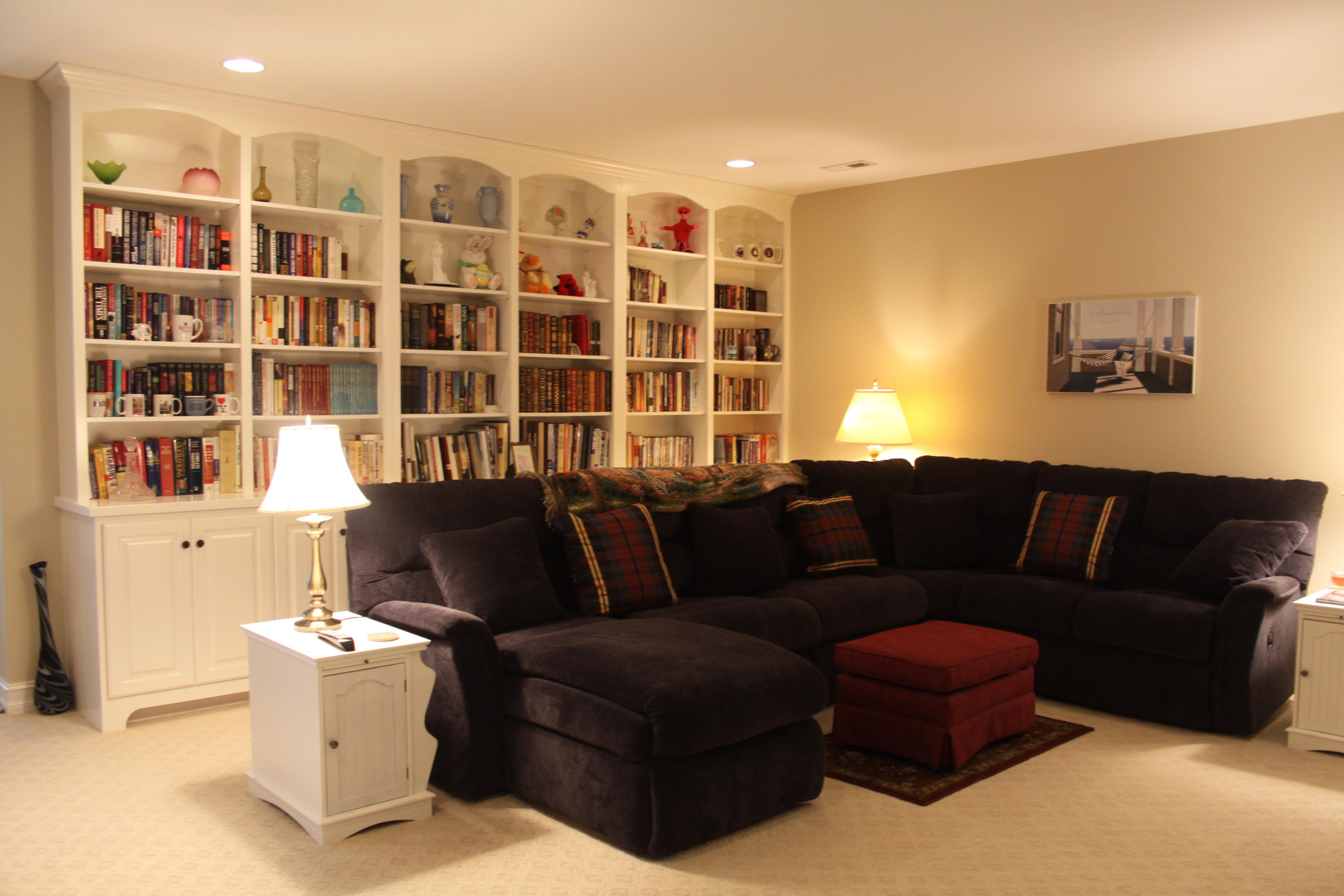 159 Calypso Road Moneta, VA 24121 - Photo 40 of 72 a living room with furniture window and book shelf
