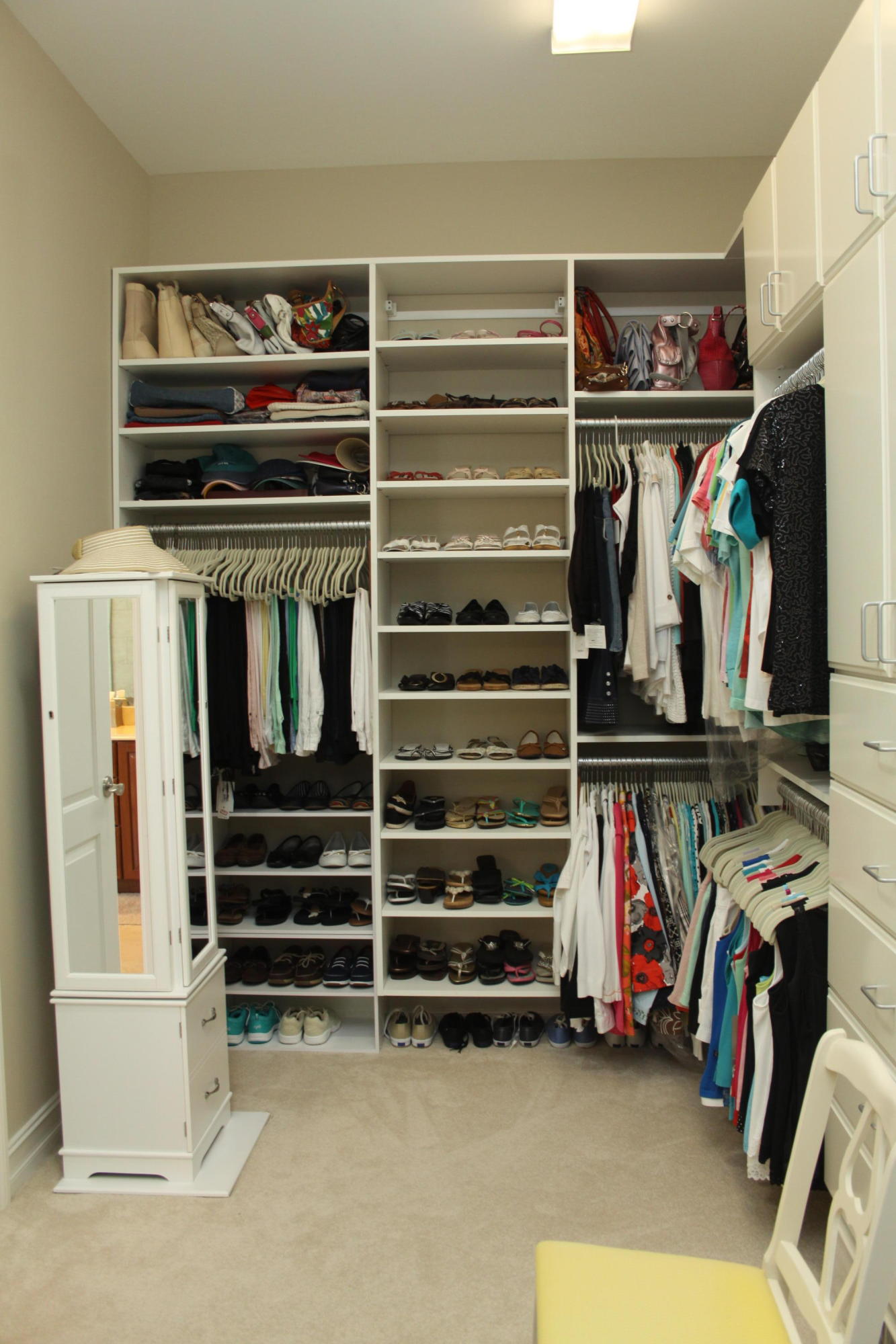 159 Calypso Road Moneta, VA 24121 - Photo 55 of 72 a view of walk in closet with clothes and shoes