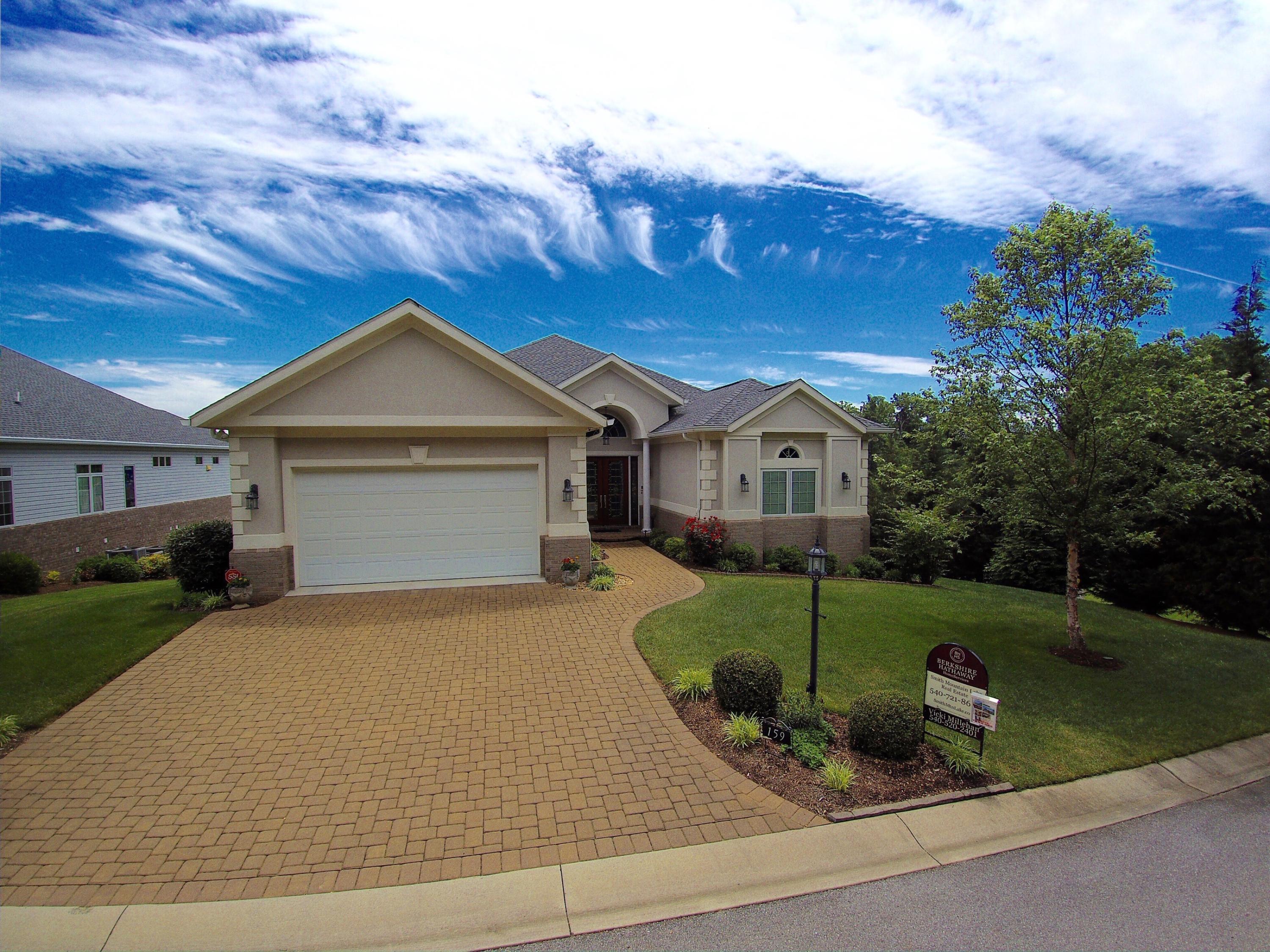 159 Calypso Road Moneta, VA 24121 - Photo 66 of 72 a front view of a house with garden