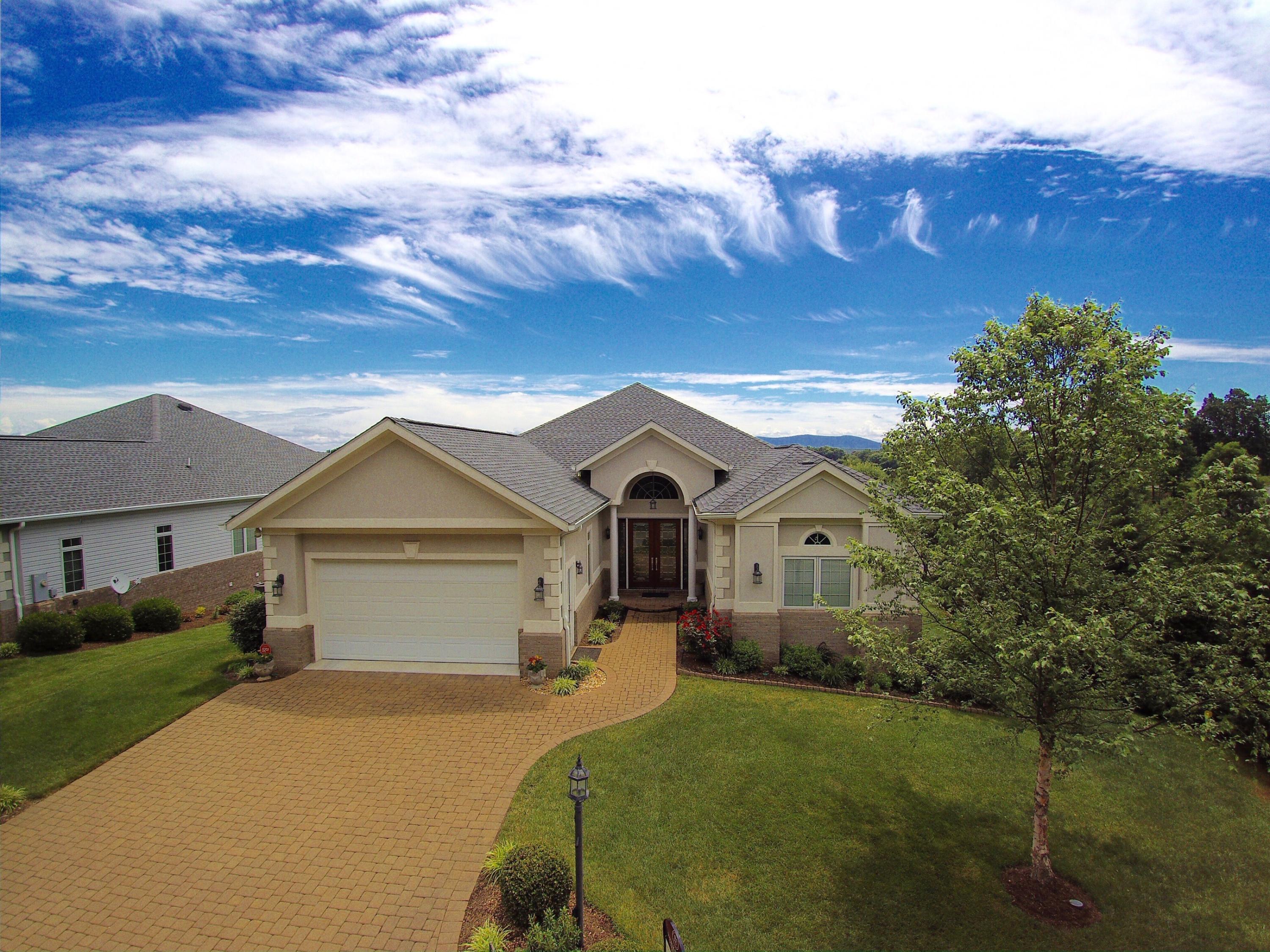 159 Calypso Road Moneta, VA 24121 - Photo 67 of 72 front view of a house with a yard