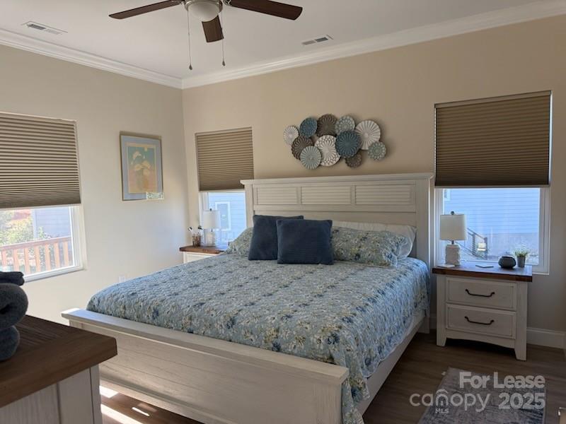 4897 Kiser Island Road, Unit B Terrell, NC 28682 - Photo 11 of 18 a bedroom with a bed and a flat screen tv