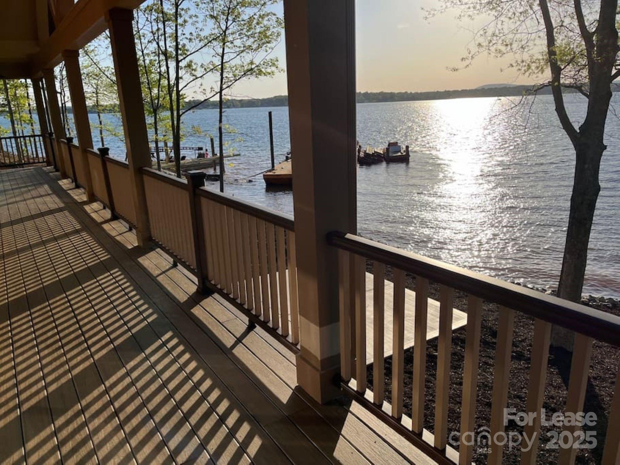 4897 Kiser Island Road, Unit B Terrell, NC 28682 - Photo 16 of 18 a view of a balcony with wooden floor