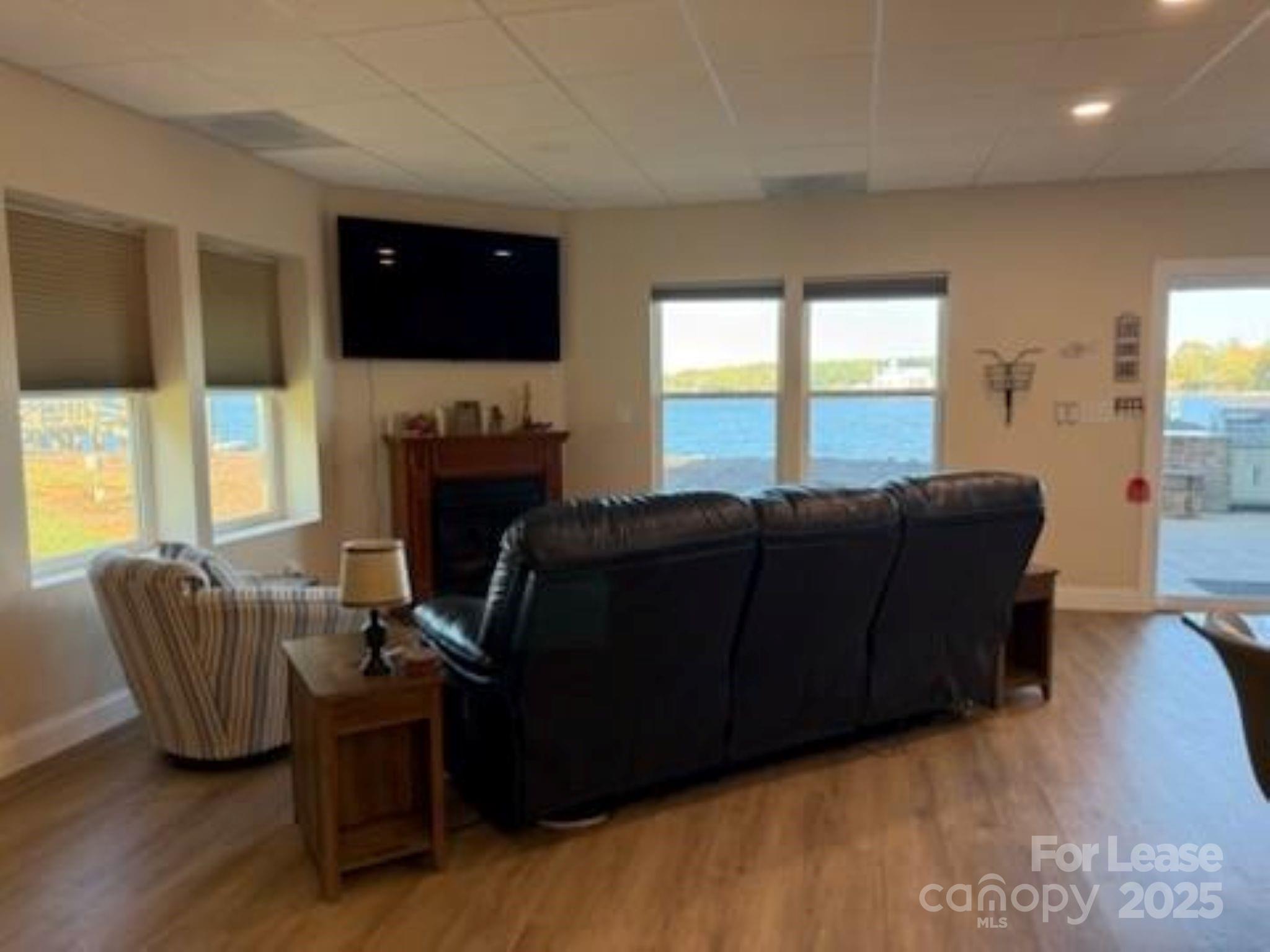 4897 Kiser Island Road, Unit B Terrell, NC 28682 - Photo 3 of 18 a living room with furniture and a flat screen tv