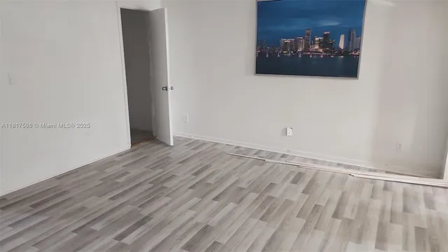 a view of an empty room