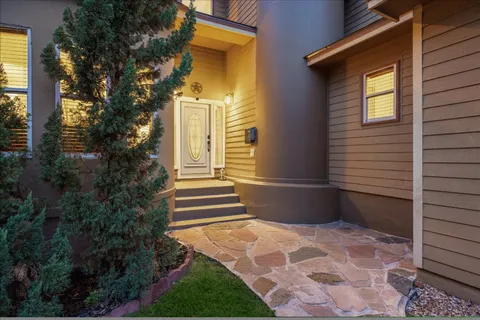 a house with a outdoor space