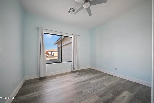 wooden floor in an empty room
