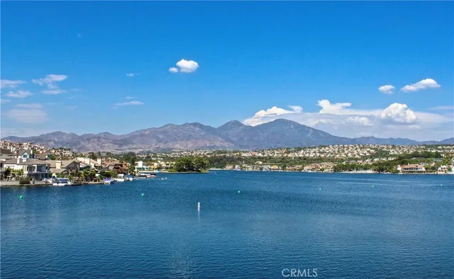 a view of a park with swings