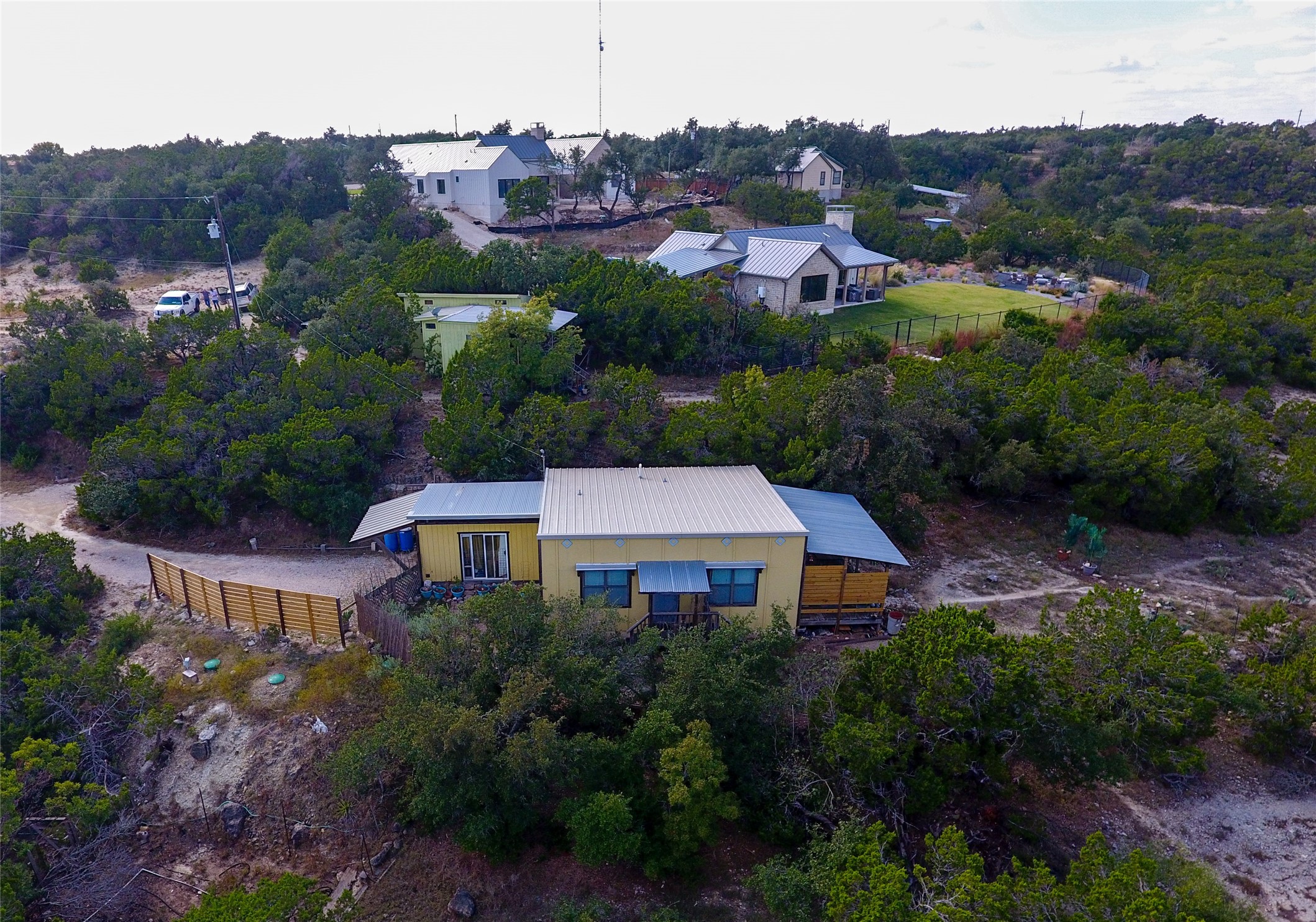 108 Oak Ridge Dripping Springs, TX 78620 - Photo 7 of 17 House perched on the edge of a canyon