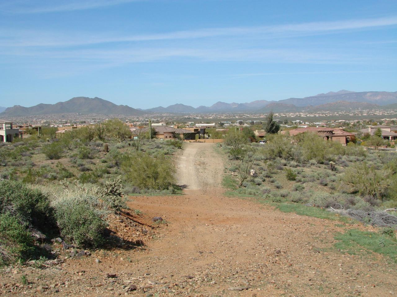 52 West Rock View Road, Unit 105D Phoenix, AZ 85085 - Photo 3 of 3 Dirt Access Road looking North