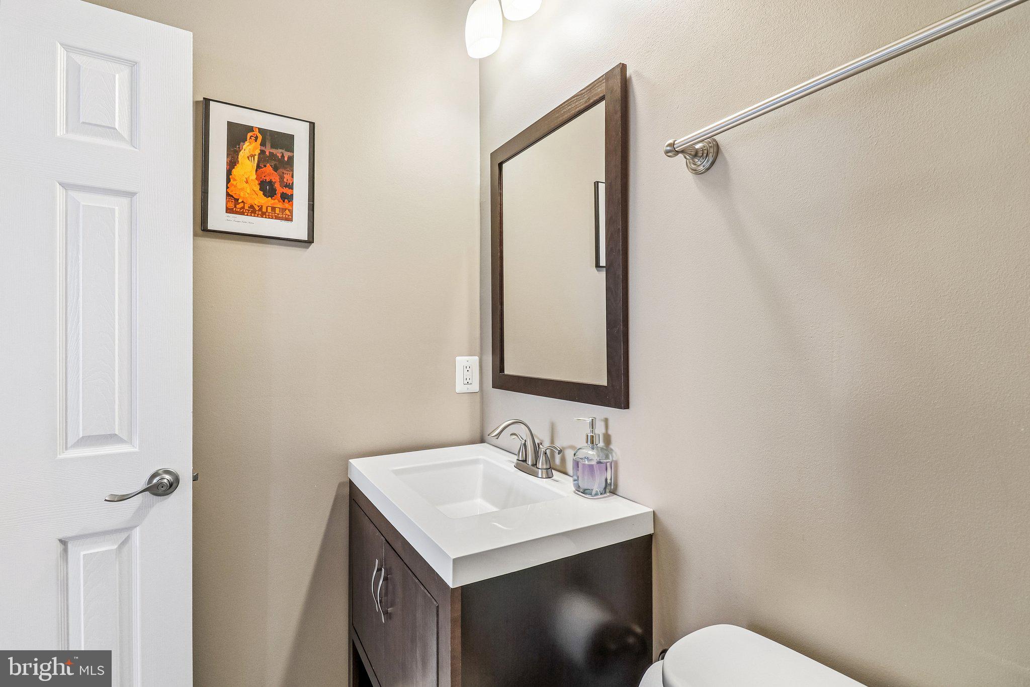 233 S Street Northeast, Unit 5 Washington, DC 20002 - Photo 22 of 41 Chic bathroom with modern accents.