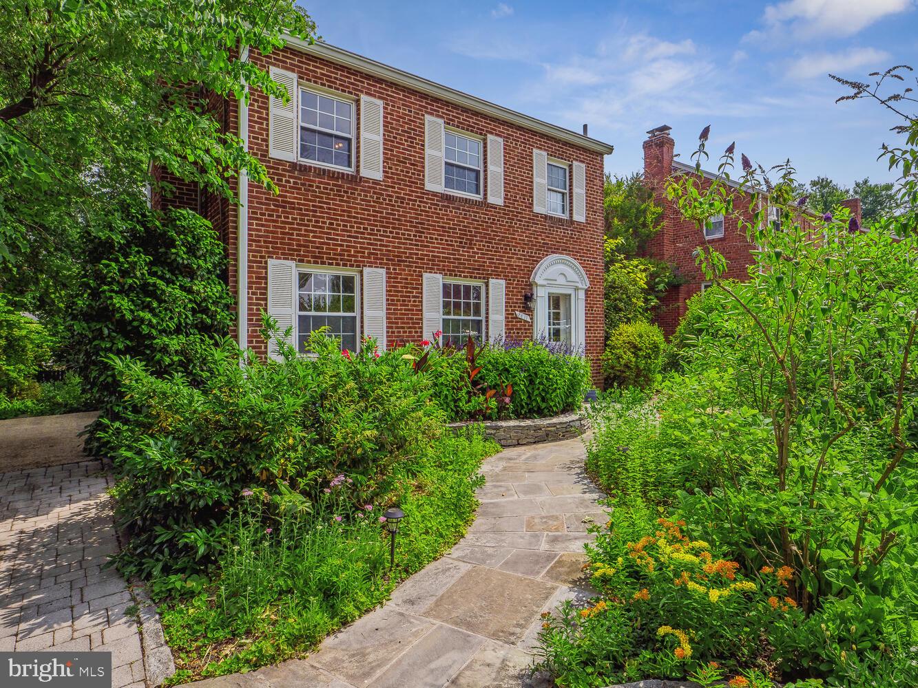 2611 Arvin Street Silver Spring, MD 20902 - Photo 1 of 42 Front Exterior w/ Gorgeous Stone Walkway & Garden