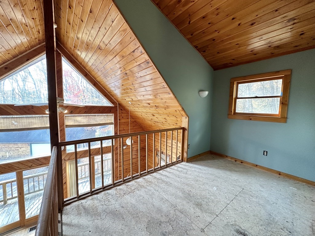 89 NW Road Westhampton, MA 01027 - Photo 15 of 29 a view of an empty room with windows