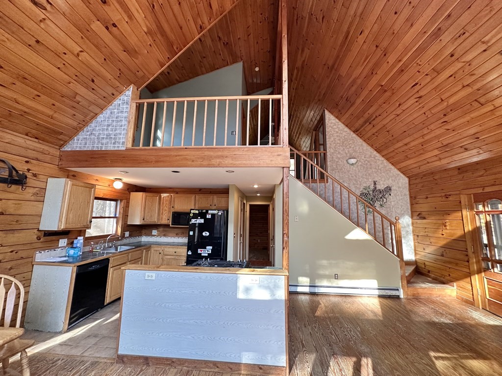 89 NW Road Westhampton, MA 01027 - Photo 26 of 29 a view of a living room and kitchen
