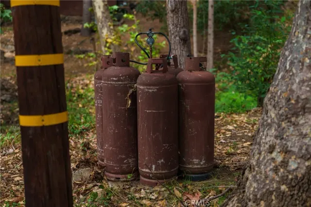a view of mountain with sunset