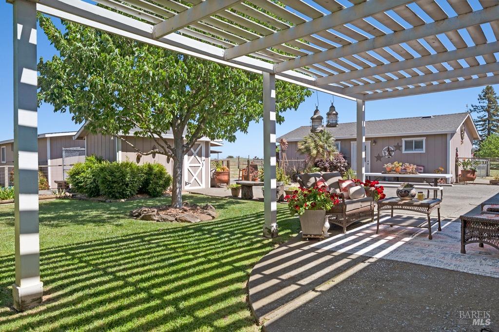 23180 Maffei Road Sonoma, CA 95476 - Photo 37 of 61 From back patio you can enter Building #1 rec room + storage & Building #2 Bar + shop + storage... the pump house is there too.