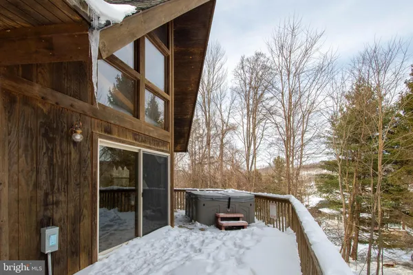 a view of outdoor space and deck